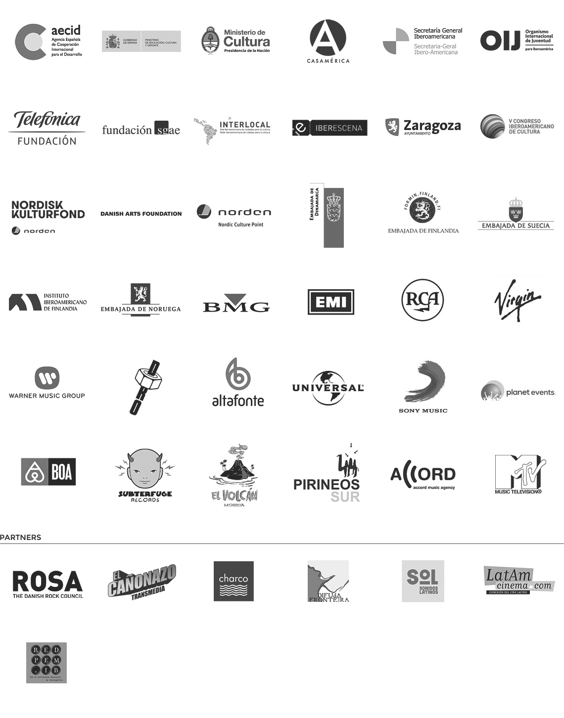 Logotipos clientes y partners